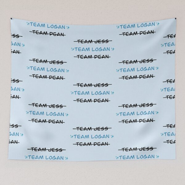 Item preview, Team Logan blue sparkles  designed and sold by FunPunStickers.