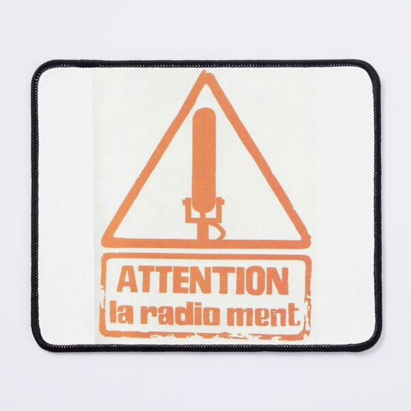Item preview, "ATTENTION! La radio ment." May '68 Poster designed and sold by FightCommodity.