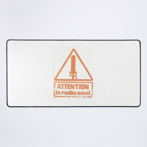 Item preview, "ATTENTION! La radio ment." May '68 Poster designed and sold by FightCommodity.
