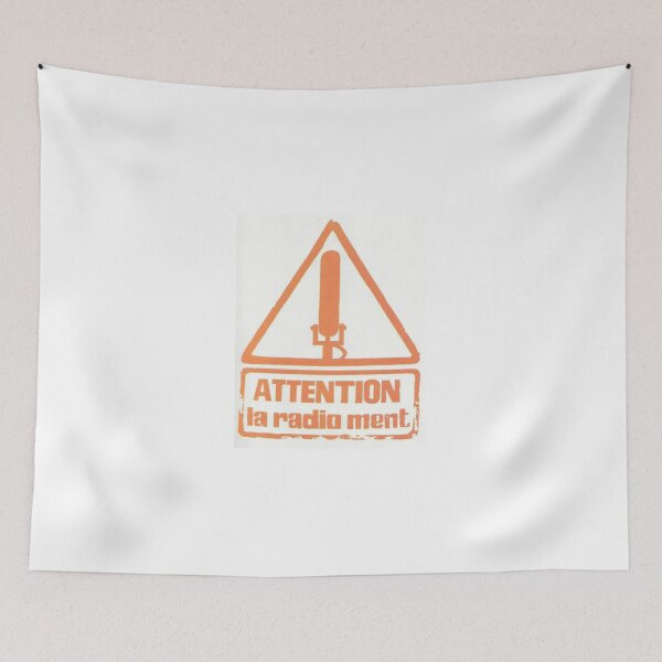 Item preview, "ATTENTION! La radio ment." May '68 Poster designed and sold by FightCommodity.