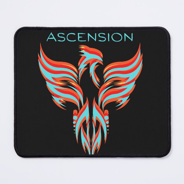 Item preview, Ascension is a Phoenix, unstopable,(badge style)-political opinion, spiritual, symbolism, designed and sold by IORODAN.
