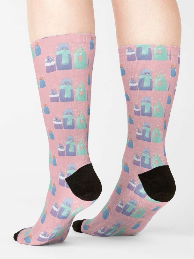 Discover Famille Pingouin D'hiver Chaussettes