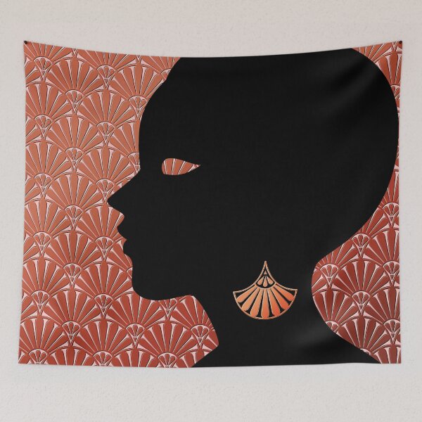 Item preview, Art Deco Silhouette Copper designed and sold by MelAislingArt.