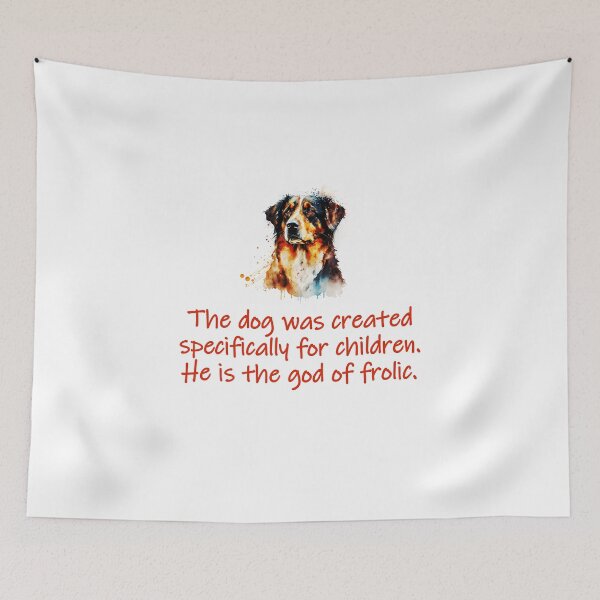 Item preview, The Dog Was Created Specifically For Children  designed and sold by CrankyOldDude.