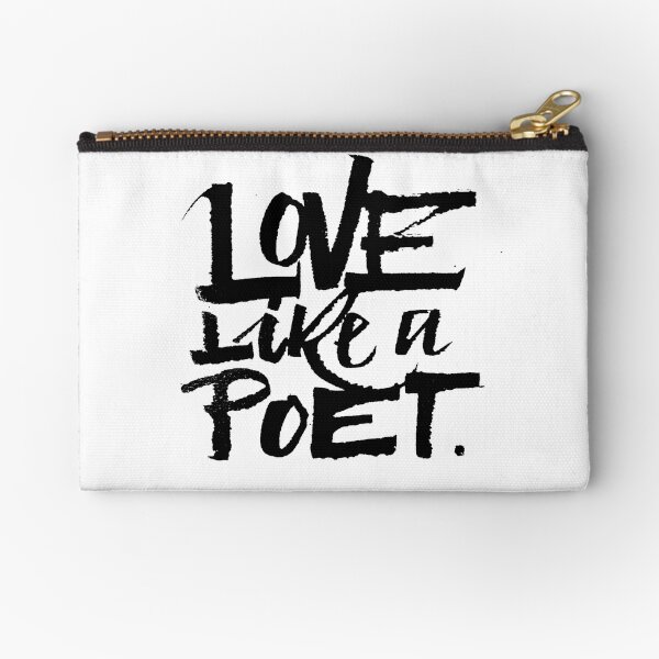 Item preview, Love like a poet handwriting lettering black designed and sold by Sgrel-art.