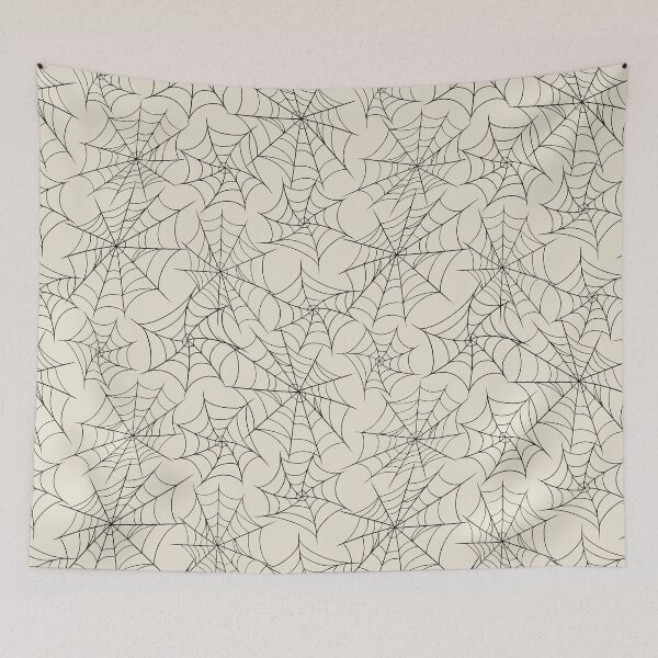 Item preview, Black Spider Web, Halloween Cobwebs  designed and sold by CreativeDraws42.
