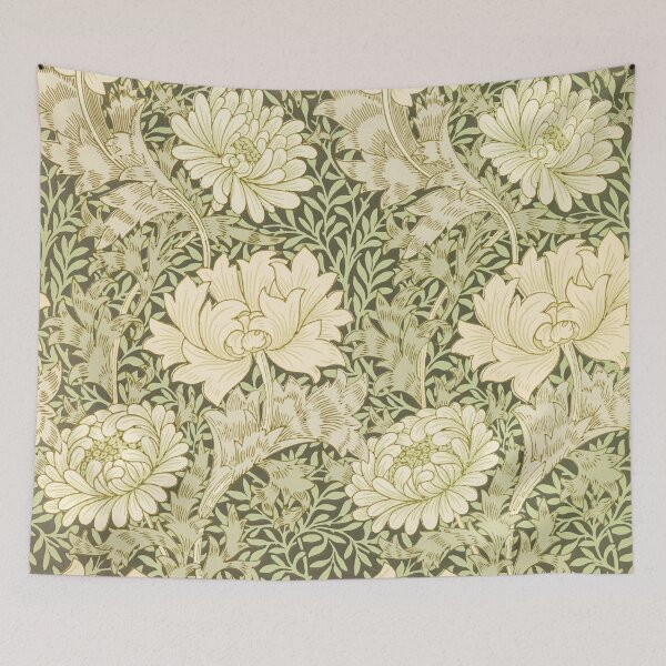 Item preview, William Morris Chrysanthemum Vintage Floral Pattern designed and sold by Pretty  Pixel.