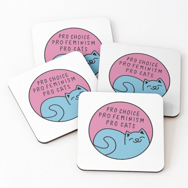 Item preview, Pro Choice Pro Feminism Pro Cats designed and sold by Puffoo.