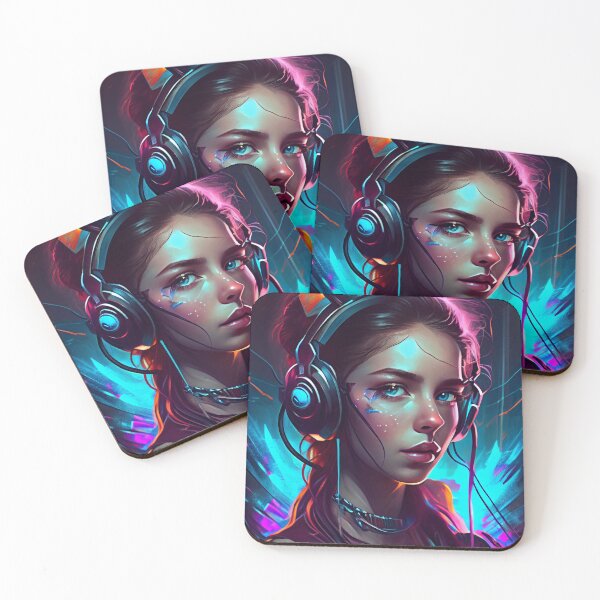 Item preview, Abstract Techno Girl designed and sold by NATHAN ZEHNER.