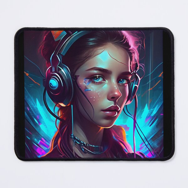 Item preview, Abstract Techno Girl designed and sold by NATHAN ZEHNER.