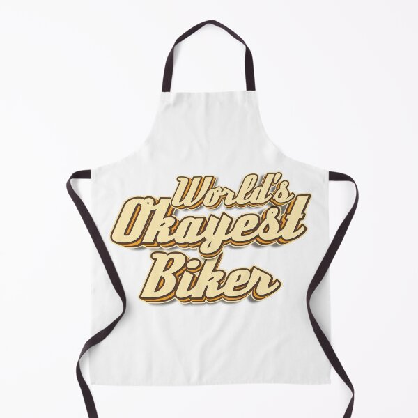 Item preview, World's okayest Biker typography designed and sold by KondeHipe.