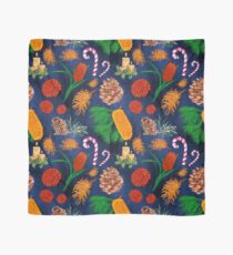 Beautiful Australian Native Christmas Pattern Scarf