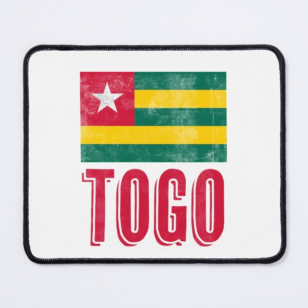 Item preview, Flag of Togo "Grunge" look. designed and sold by KTSubz Faith & Fun Designs.