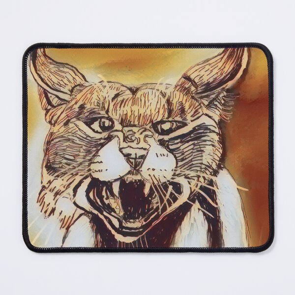 Item preview, Caracal Snarling designed and sold by pinkyjainpan.