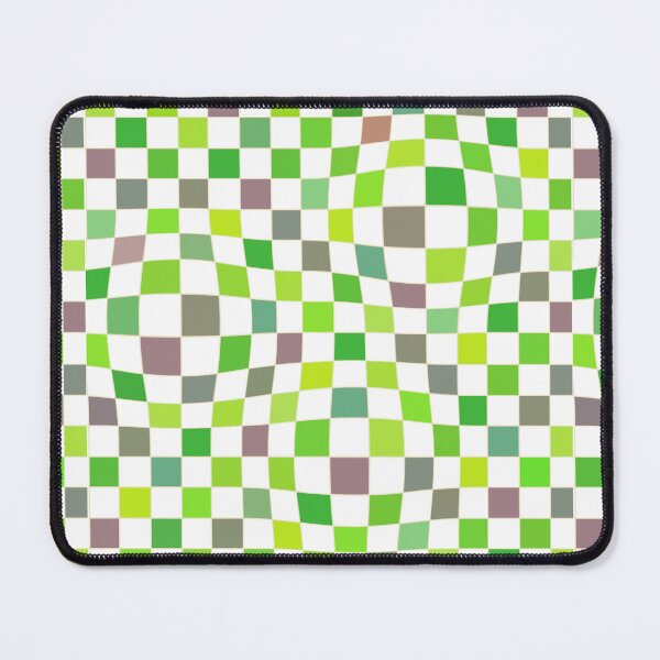 Item preview, Checkered colorful pattern green, brown designed and sold by FunPunStickers.