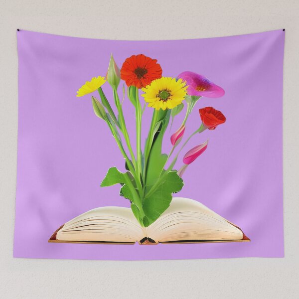Artikelvorschau, Blumen, die aus Buch wachsen entworfen und verkauft von gramizzia.