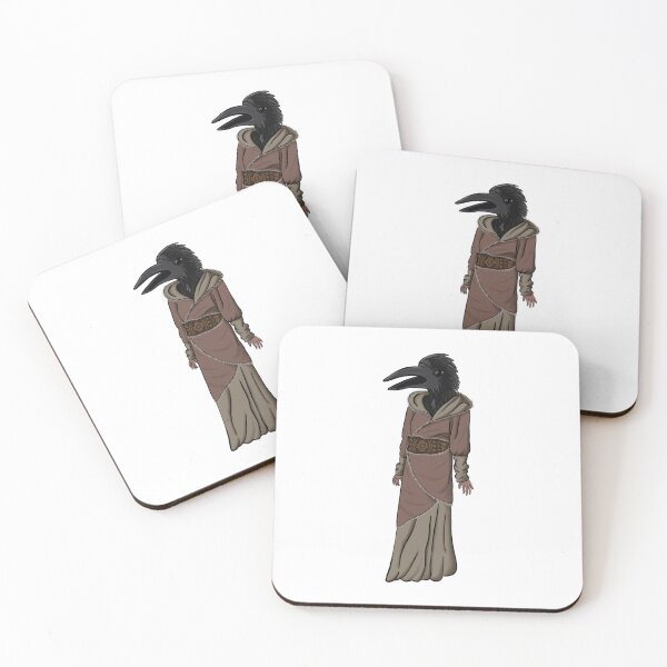 Item preview, Medieval Crow Head Character Sticker designed and sold by Rachels-Hue.