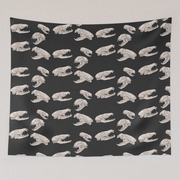 Item preview, North American Predator Skulls Black designed and sold by Ashley Gagnon.