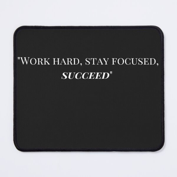 Item preview, Text Work Hard, Stay Focused, Succeed. designed and sold by texta-designs.