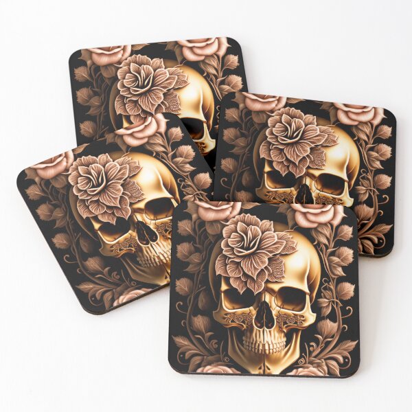 Item preview, Skull and Roses designed and sold by MJBPrimt.