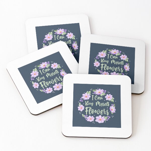 Item preview, I Can Buy Myself Flowers designed and sold by KrisInStitches.