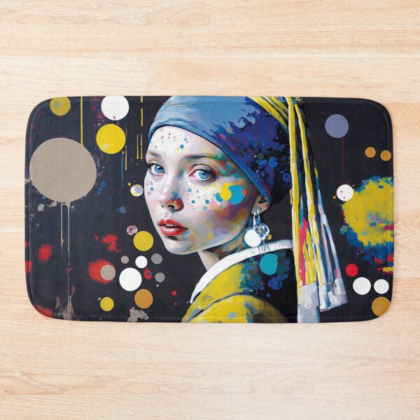 Item preview, Expressive girl with a pearl earring. designed and sold by Left-Hand-Tree.