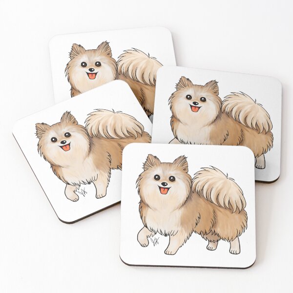 Item preview, Dog - Pomeranian - Gold designed and sold by Jennifer Stolzer.