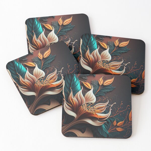 Item preview, Abstract Floral Garden Botanical Print  designed and sold by FloralFancy.