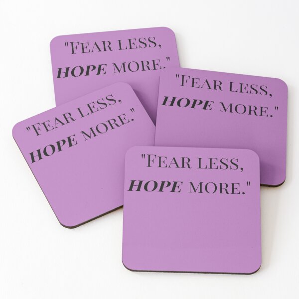 Item preview, Text Fear less, hope more. designed and sold by texta-designs.