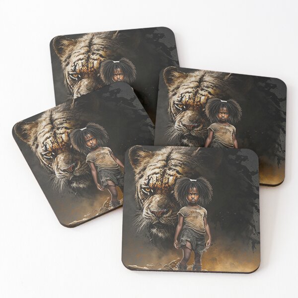 Item preview, Little Black Princess with Tiger designed and sold by MyFavorTee.