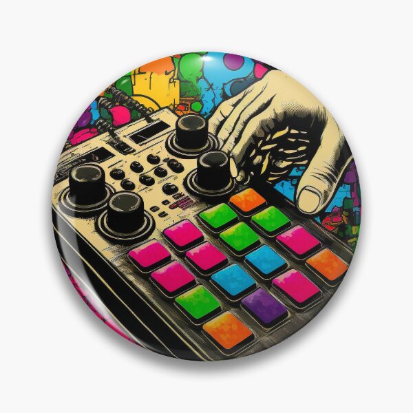 Item preview, Controller midi keyboard beatmaker pop art designed and sold by popurbanart.