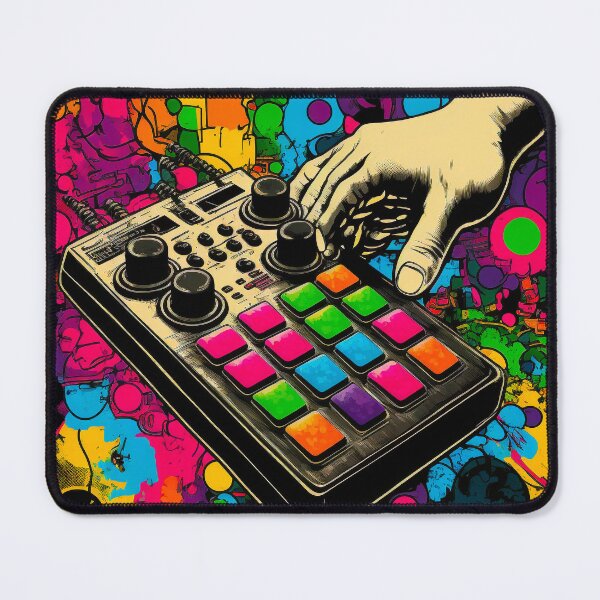Artikelvorschau,  Controller-Midi-Keyboard-Beatmaker-Pop-Art entworfen und verkauft von popurbanart.