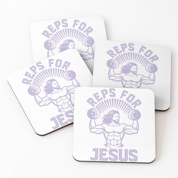 Item preview, Reps for Jesus: Motivational Christian Art. Pale Lavendar designed and sold by Findyourmerch.