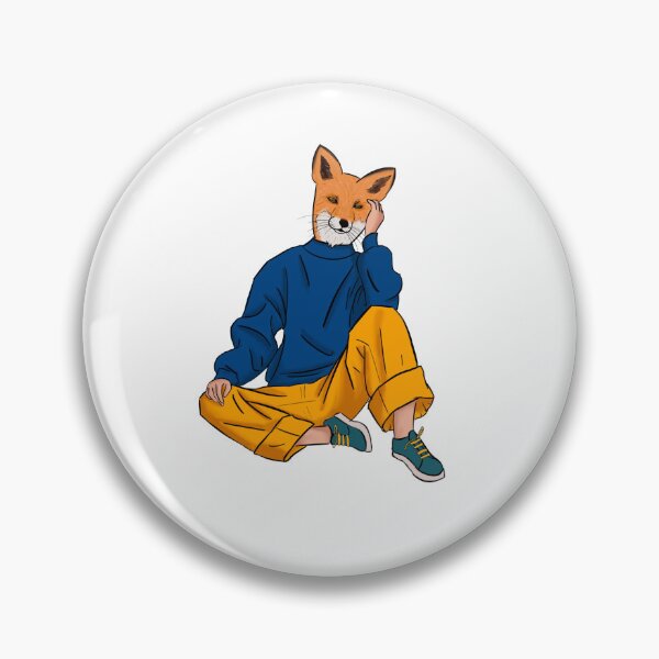 Item preview, Modern Fox Character Sticker designed and sold by Rachels-Hue.