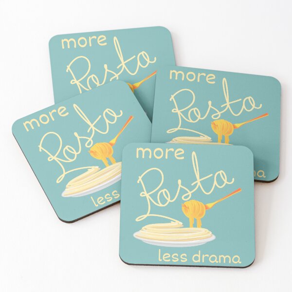 Item preview, more pasta less drama plate full of spaghetti designed and sold by DandyRabbit.