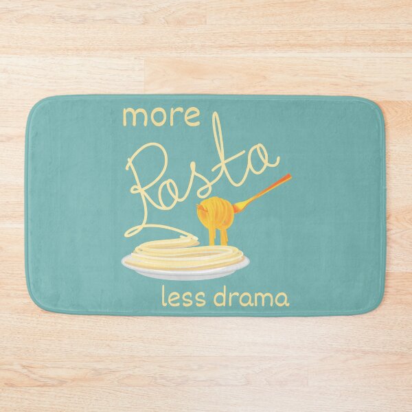 Item preview, more pasta less drama plate full of spaghetti designed and sold by DandyRabbit.