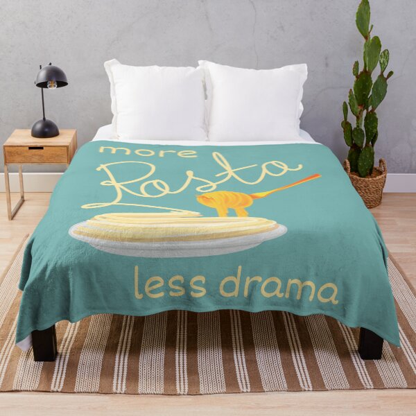 Item preview, more pasta less drama plate full of spaghetti designed and sold by DandyRabbit.