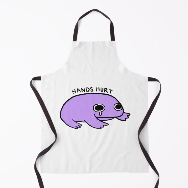 Item preview, Hands Hurt | Bright Purple Crying Frog designed and sold by iristocat.