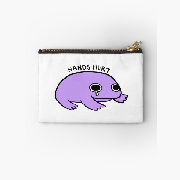 Item preview, Hands Hurt | Bright Purple Crying Frog designed and sold by iristocat.