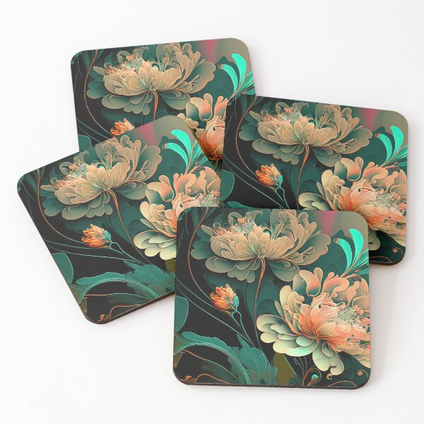Item preview, Abstract Floral Garden Botanical Print  designed and sold by FloralFancy.