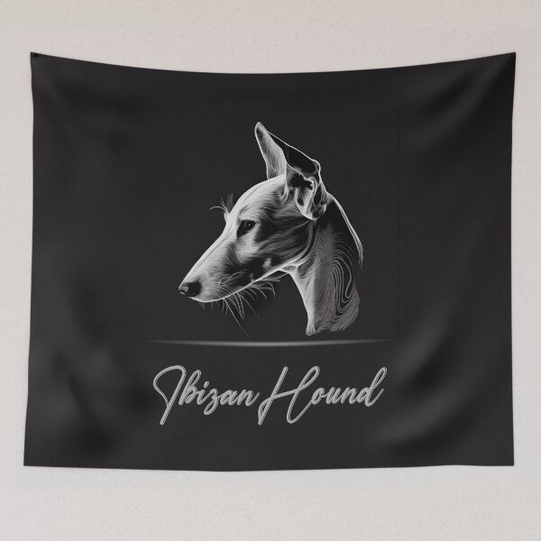 Item preview, Ibizan Hound Portrait designed and sold by Best-Breeds.