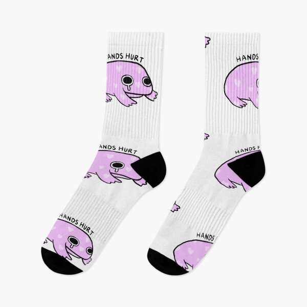 Item preview, Hands Hurt | Pinky Purple Crying Frog with Hearts designed and sold by iristocat.