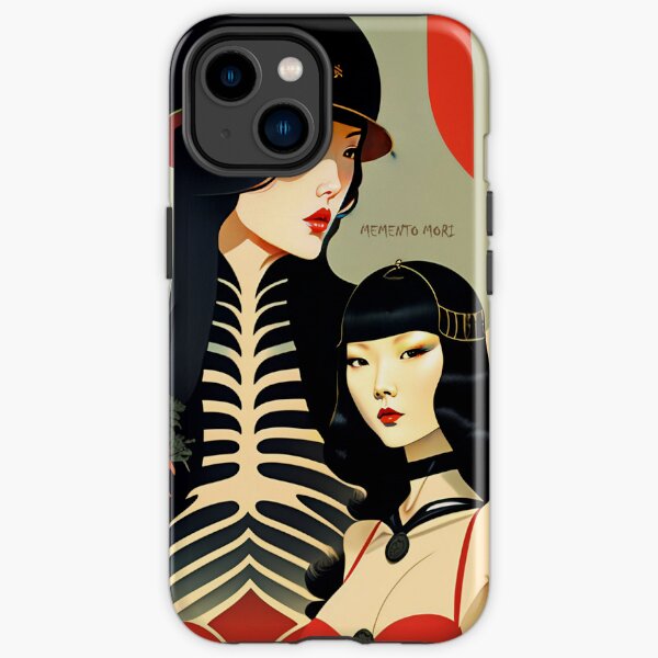 Memento Mori in Red iPhone Robuste Hülle