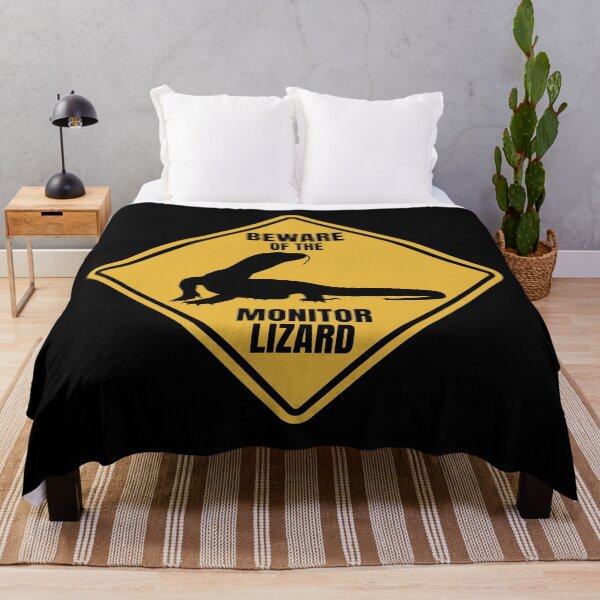 Item preview, Monitor lizard Goanna Road Sign designed and sold by GEEK-FACTORY-EU.