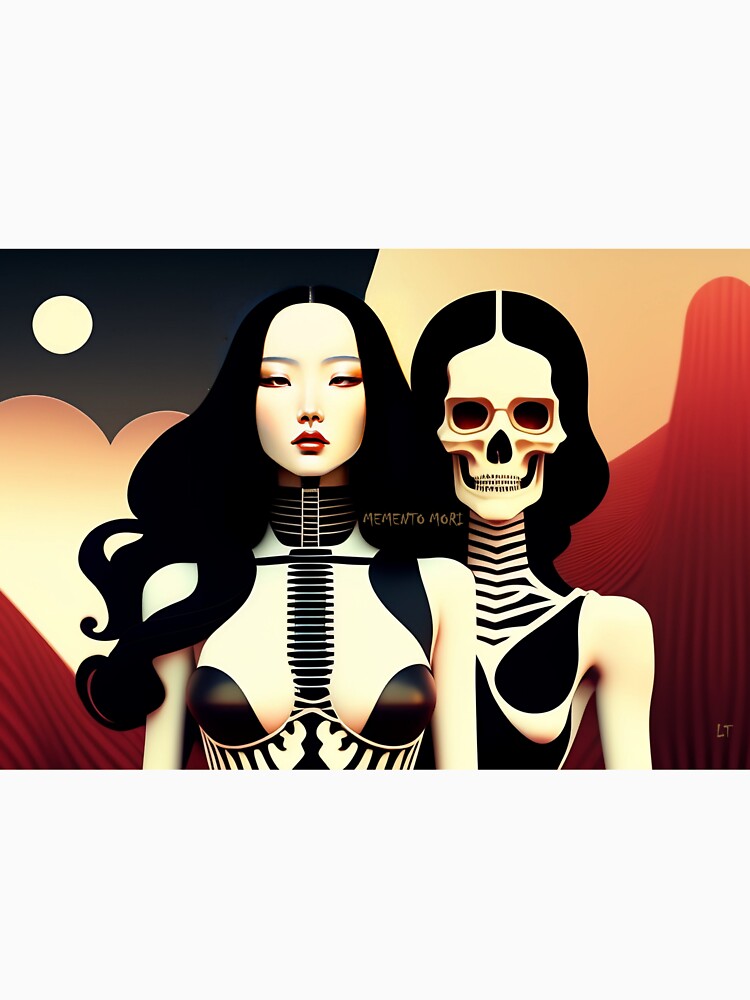 Thumbnail 7 von 7, Classic T-Shirt, Memento Mori by Night designt und verkauft von leviatansworks.