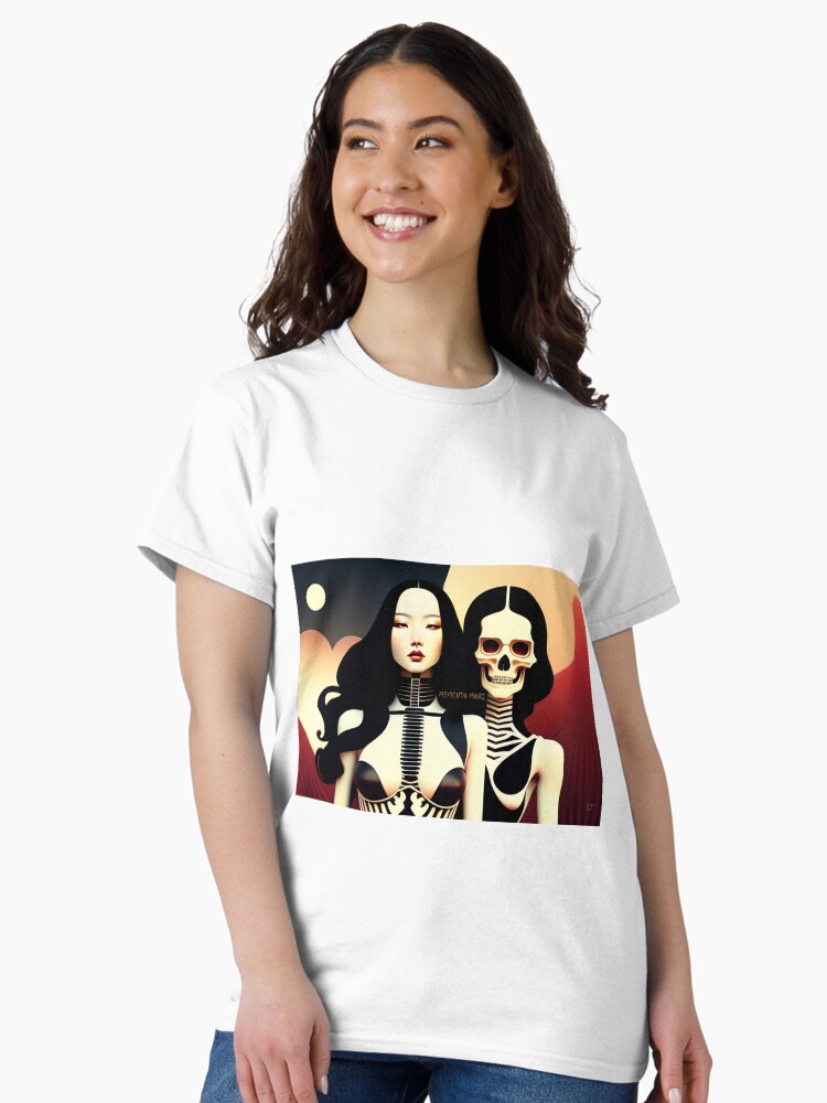 Thumbnail 2 von 7, Classic T-Shirt, Memento Mori by Night designt und verkauft von leviatansworks.