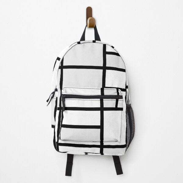 Item preview, mondrian minimalist black and white modern art designed and sold by kenji kawai.