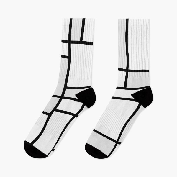 Item preview, mondrian minimalist black and white modern art designed and sold by kenji kawai.