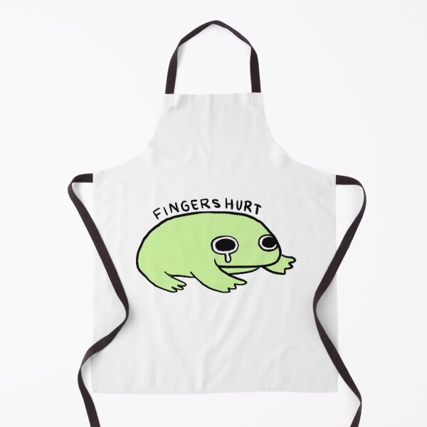 Item preview, Fingers Hurt | Light Green Crying Frog designed and sold by iristocat.