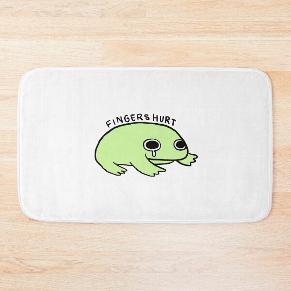 Item preview, Fingers Hurt | Light Green Crying Frog designed and sold by iristocat.